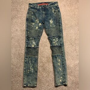 Black premium brand skinny flex jeans 26x30